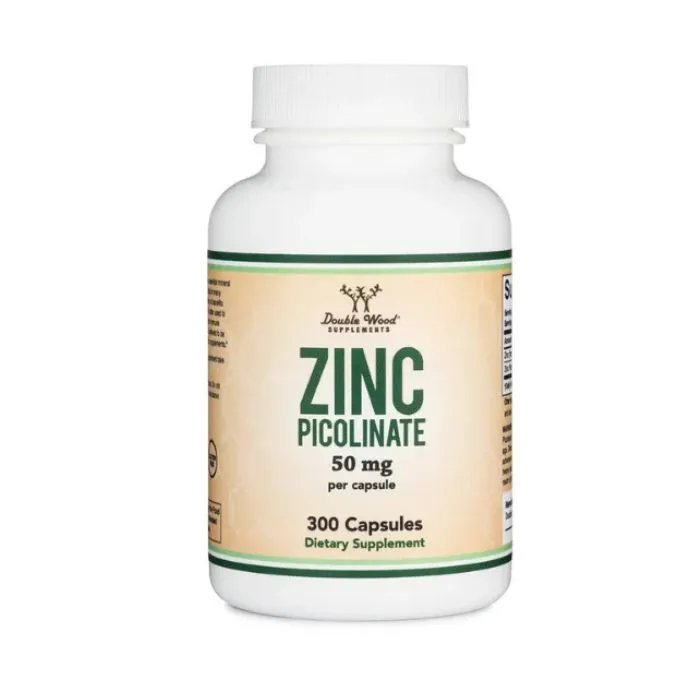 Double Wood Zinc Picolinate, 50 mg, 300 Capsules in Pakistan