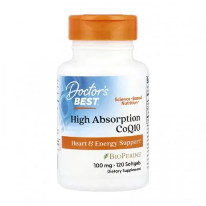 Doctor's Best, High Absorption CoQ10, 100 mg, 120 Softgels in Pakistan