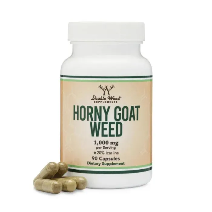 Double Wood Horny Goat Weed, 1,000 mg, 90 Capsules in Pakistan