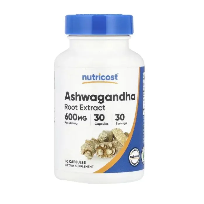 Nutricost, Ashwagandha Root Extract, 600 mg, 30 Capsules in Pakistan