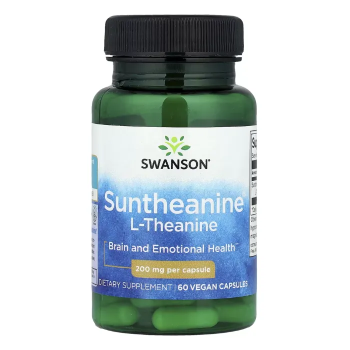 Swanson, Suntheanine® L-Theanine, 200 mg, 60 Vegan Capsules in Pakistan
