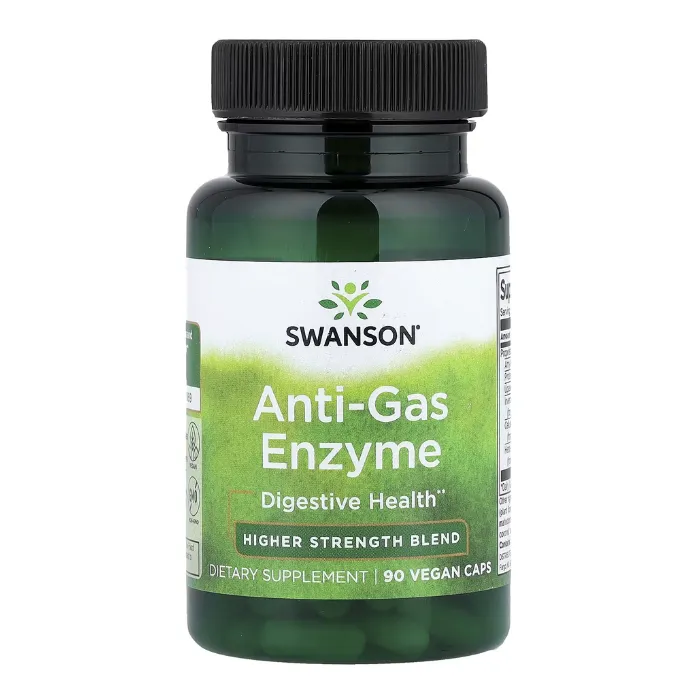 Swanson, Anti-Gas Enzyme, High Strength Blend, 90 Vegan Caps in Pakistan