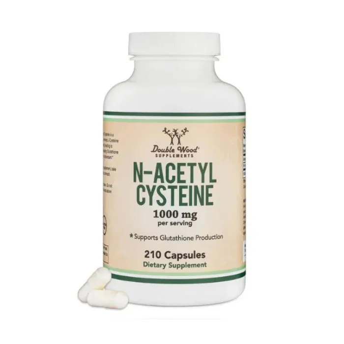 Double Wood N-Acetyl Cysteine (NAC), 1,000 mg, 210 Capsules in Pakistan