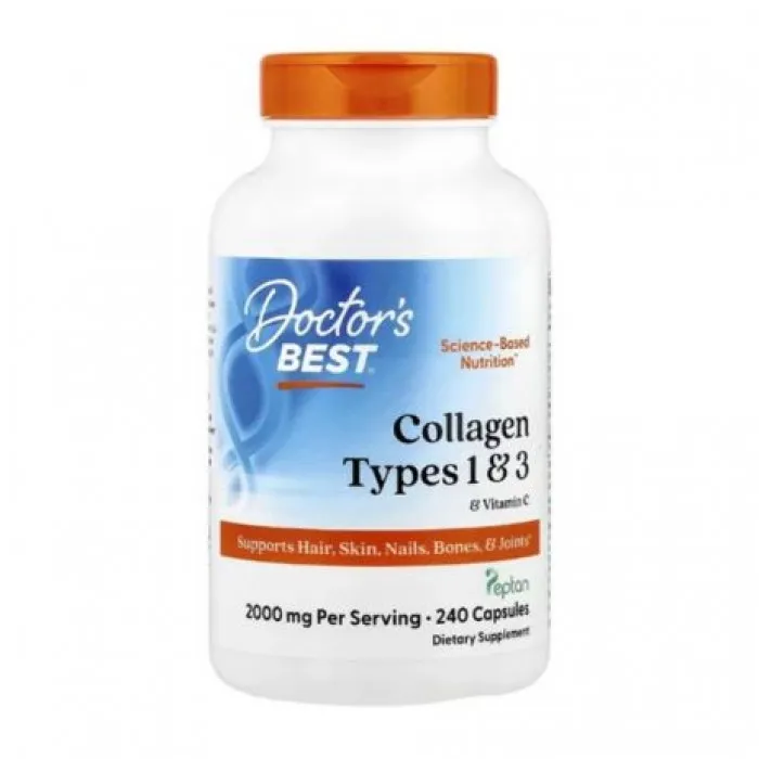 Doctor's Best, Collagen Types 1 & 3 & Vitamin C, 240 Capsules in Pakistan