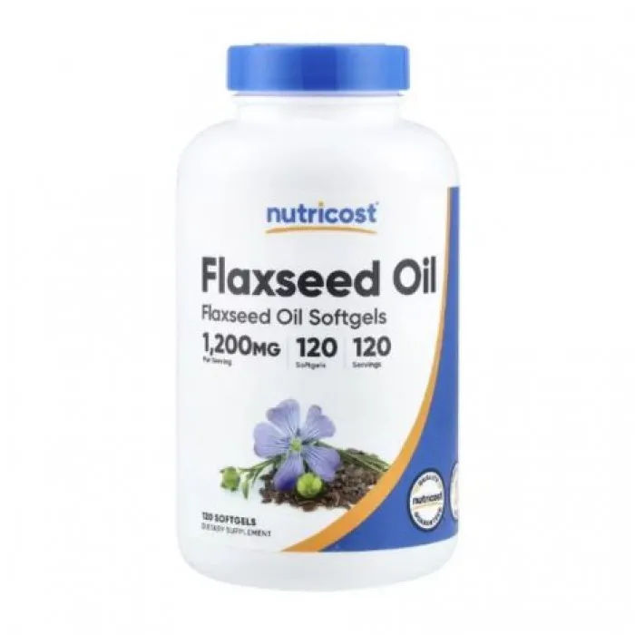 Nutricost, Flaxseed Oil, 1,200 mg, 120 Softgels in Pakistan