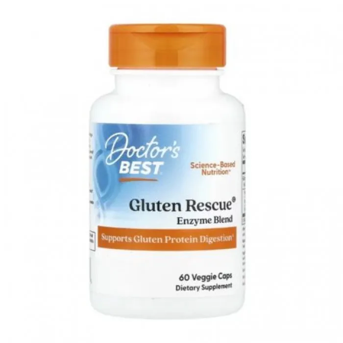 Doctor's Best, Gluten Rescue® Enzyme Blend , 60 Veggie Caps in Pakistan