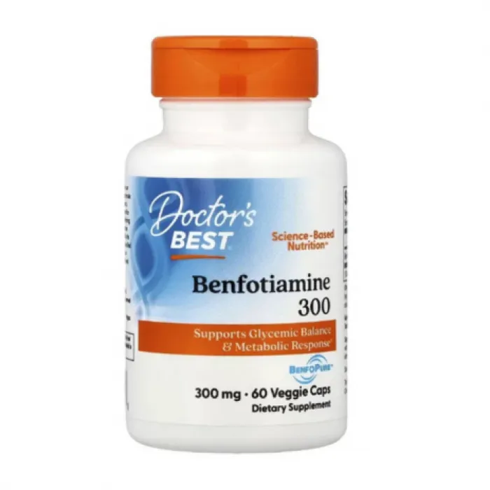 Doctor's Best, Benfotiamine 300, 300 mg, 60 Veggie Caps in Pakistan