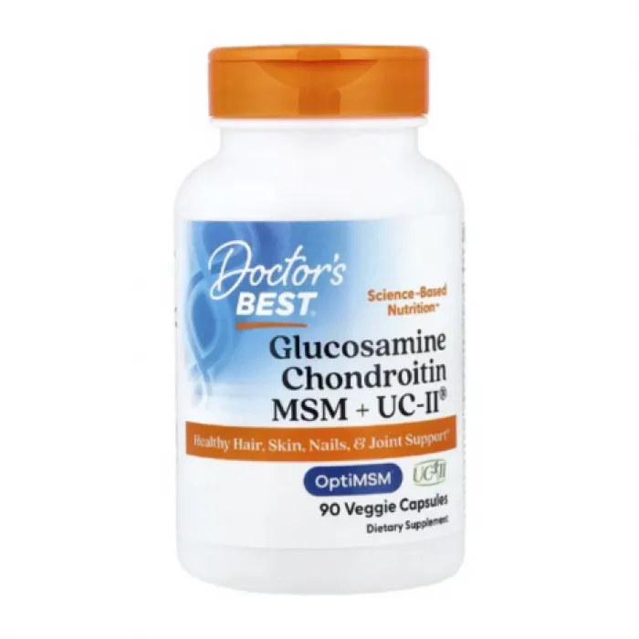 Doctor's Best, Glucosamine Chondroitin, MSM + UCII®, 90 Veggie Capsules in Pakistan