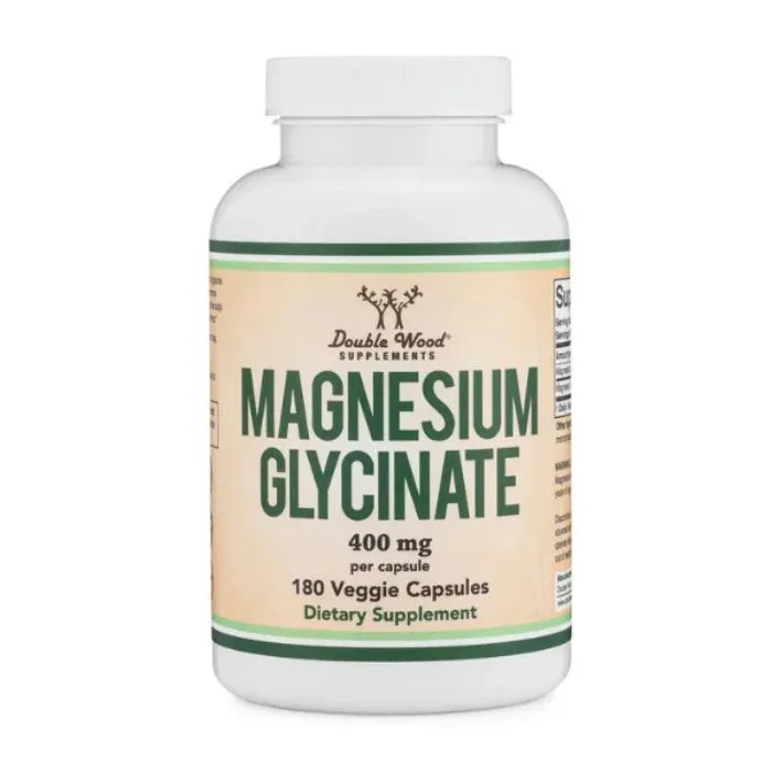 Double Wood Supplements, Magnesium Glycinate, 400 mg, 180 Capsules in Pakistan