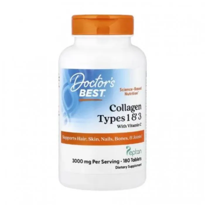 Doctor's Best, Collagen Types 1 & 3 with Vitamin C, 180 Tablets in Pakistan